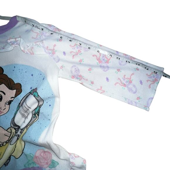 Vintage 90 Disney Beauty and Beast Princess  Belle mirror ruffled girl nightgown - Picture 7 of 9